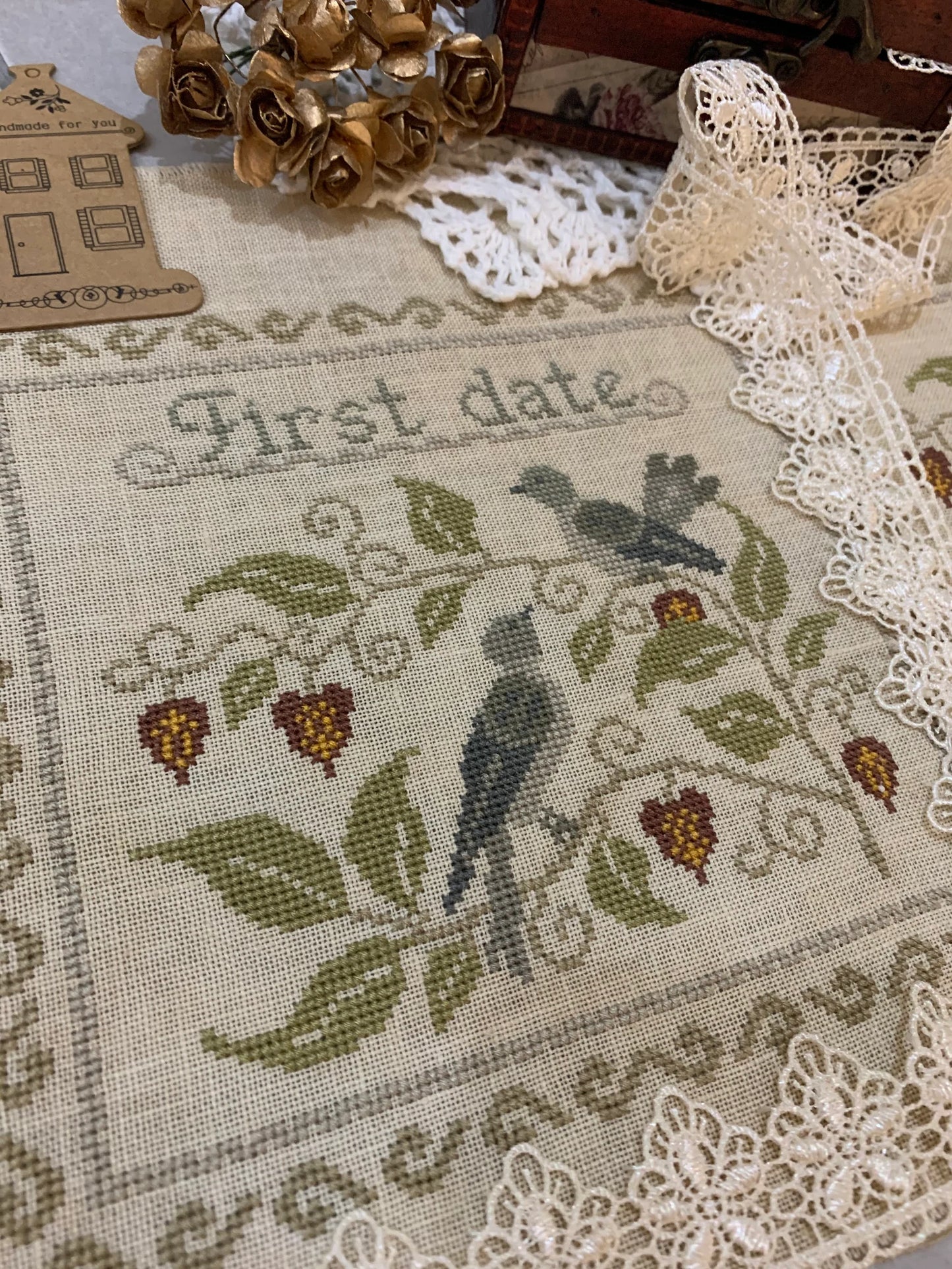 "First date" Cross Stitch DIY Kit