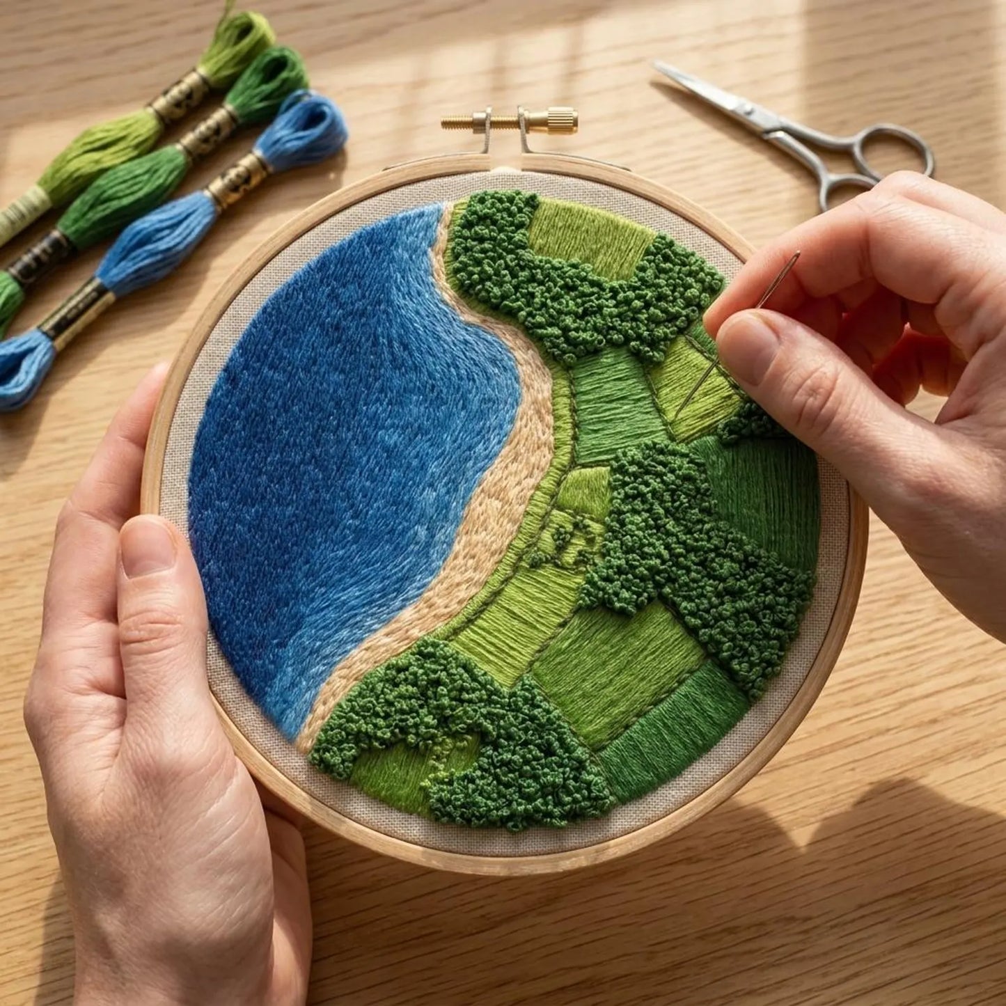 🌊Coastal & Canyon Embroidery Kit