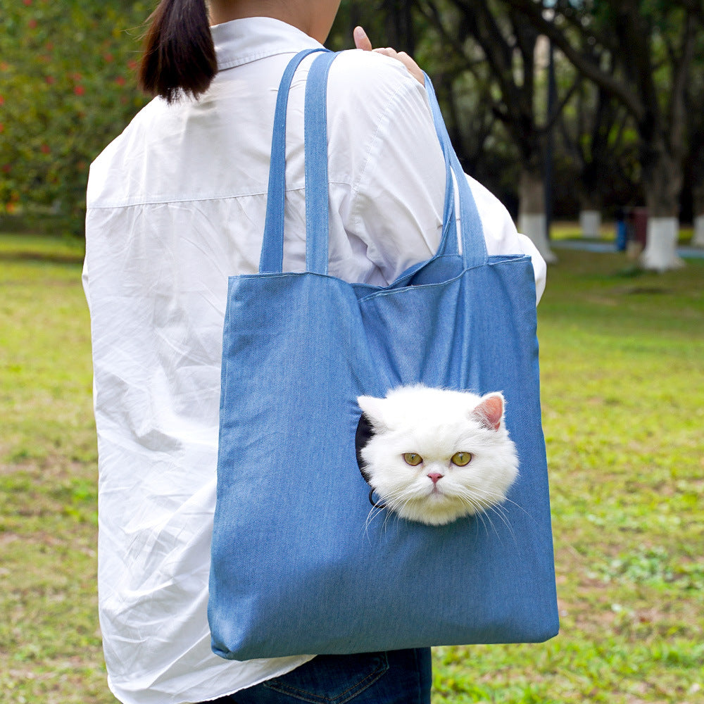 Cute Cartoon Costume Pet Carrier Tote Bag