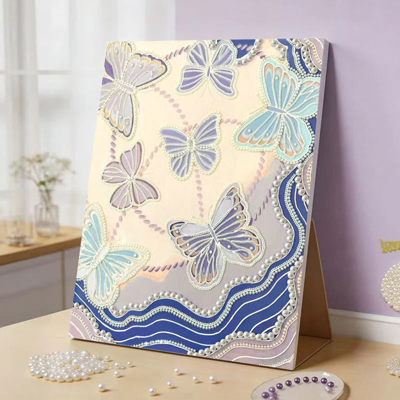 ✨DIY Beaded Art Kit -🦋 Butterfly Pearl Painting