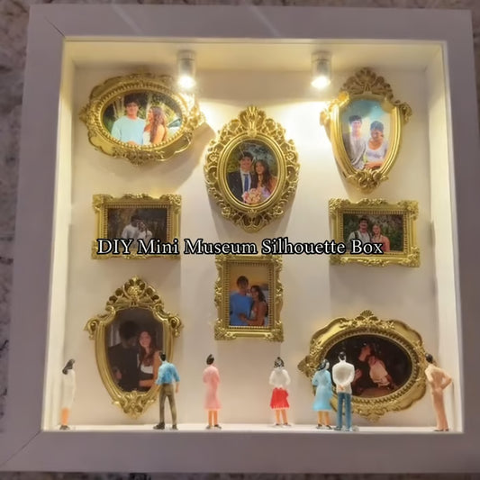 ✨DIY Mini Museum Silhouette Box – Celebrate Your Unique Memories in Style 💖
