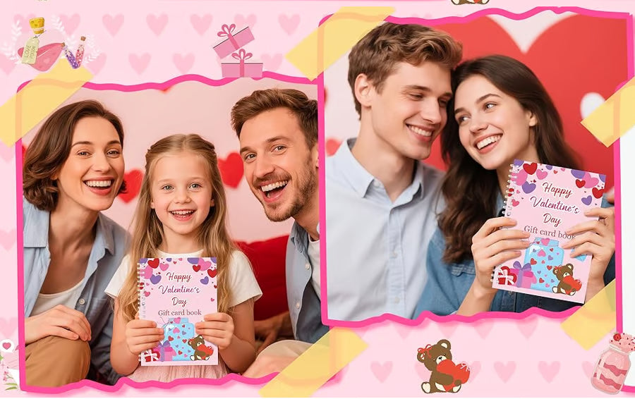 🎉Hаppy Valentine's Day Gift Card Book - Hardcover📚