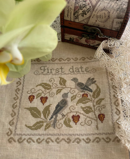 "First date" Cross Stitch DIY Kit