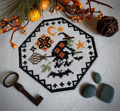 Halloween Tiny Quaker Cross Stitch DIY Kit