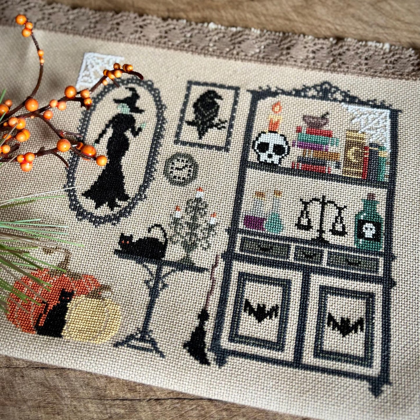 Witchy Home Cross Stitch DIY Kit