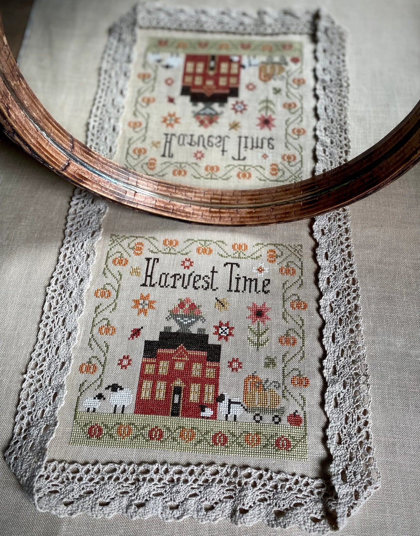 Harvest Time Sampler Cross Stitch DIY Kit