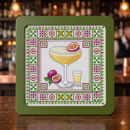 🍸Summer Cocktails Cross Stitch DIY Kit