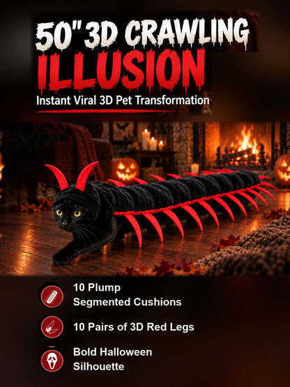 Centipede Plush Halloween Costumes for Cats
