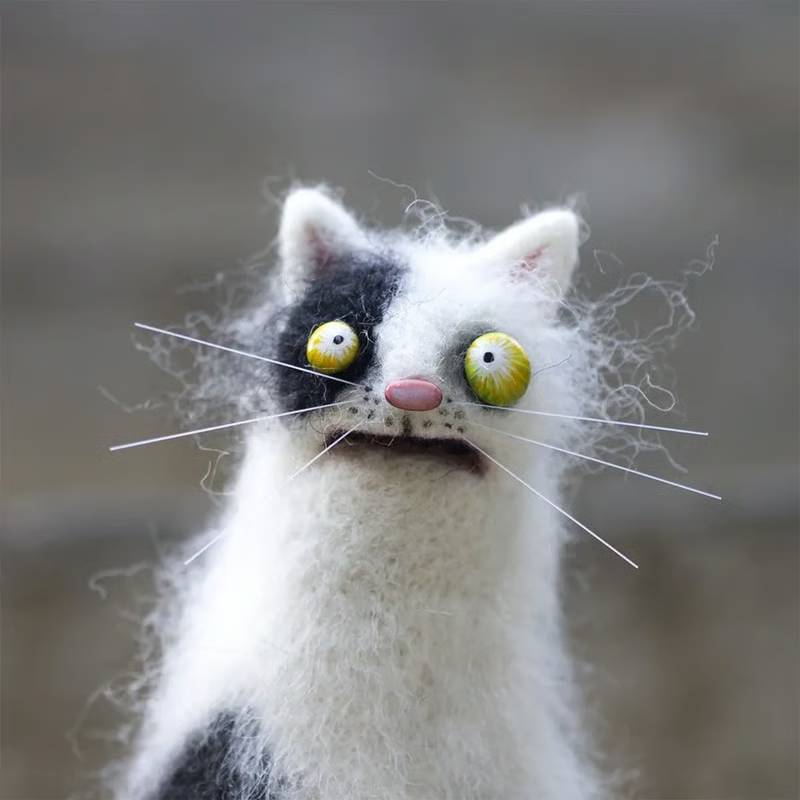 🎄✨Wool Felt Familiars – Quirky Handmade Companions