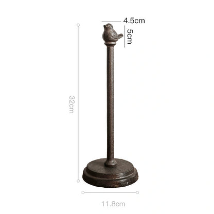 Vintage Cast Iron Paper Towel Holder