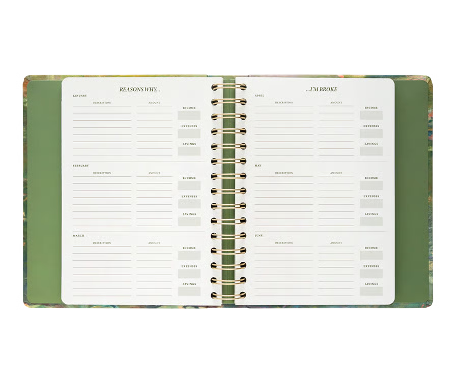 📚Water Lily Art Diary 2026 Week To View - Monet Diary (✨Hardcover)