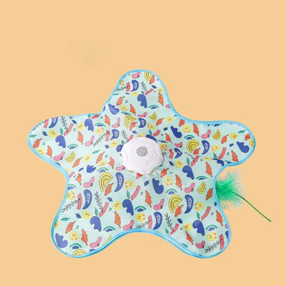 Interactive Hide & Seek Cat Toy With Moving Feather