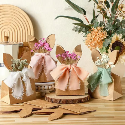 🐰Boho Bow Goodie Bags for Egg Hunts