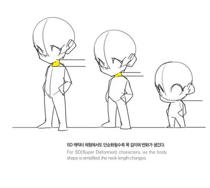 Secret Character Drawing + Point Character Drawing Set | Korean with English📚