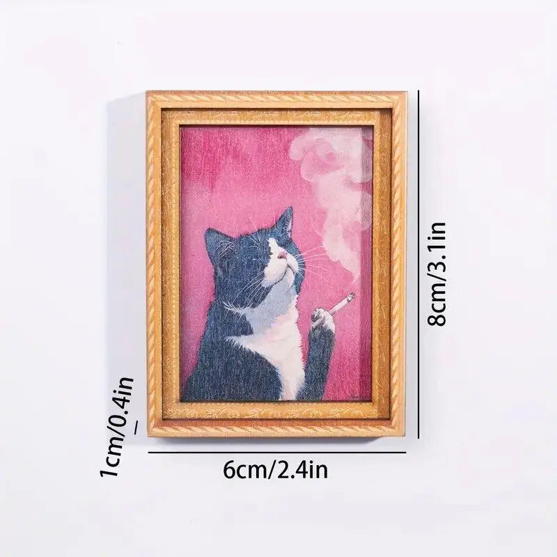 Funny Cat Fridge Magnet