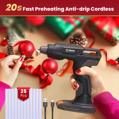 Glue Gun Set with 25 Mini Adhesive Sticks