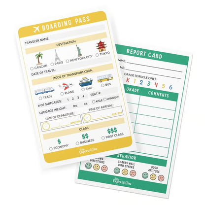 🥳 Pretend Play Notepads | 2-Pack | 50 Pages Each ✨