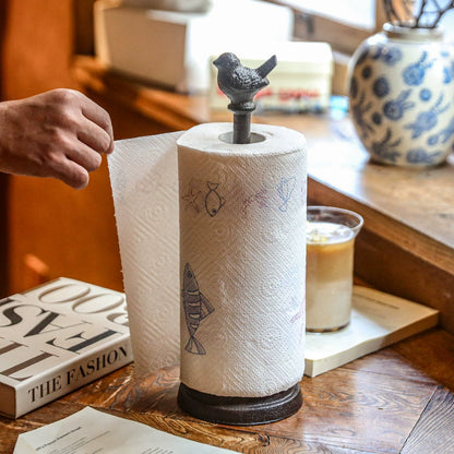 Vintage Cast Iron Paper Towel Holder