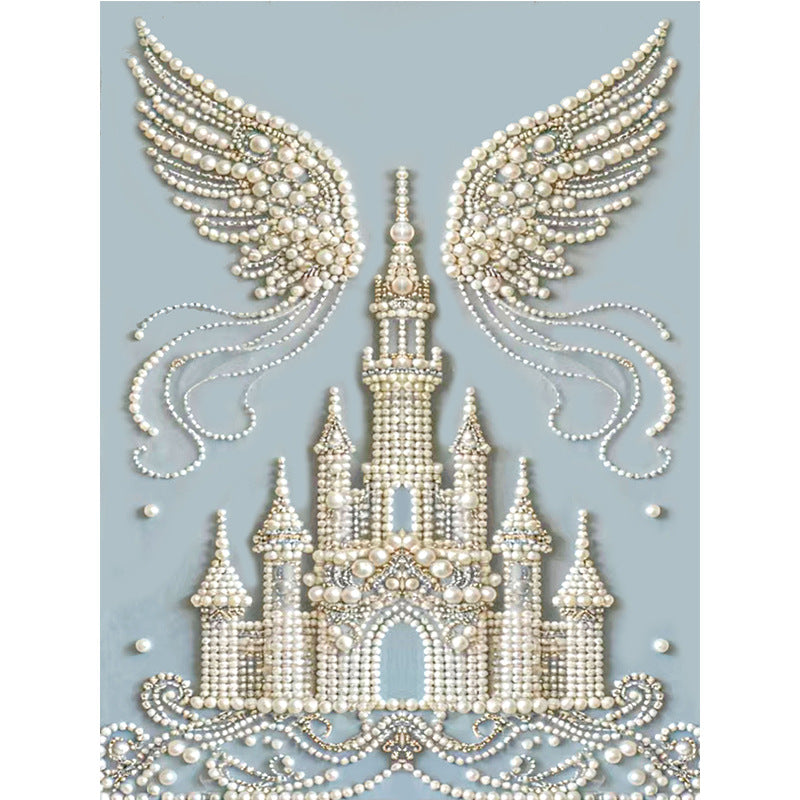 ✨DIY Beaded Art Kit - 🪽Wing Castle Pearl Painting