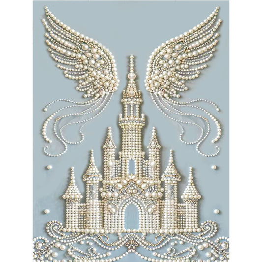 ✨DIY Beaded Art Kit - 🪽Wing Castle Pearl Painting