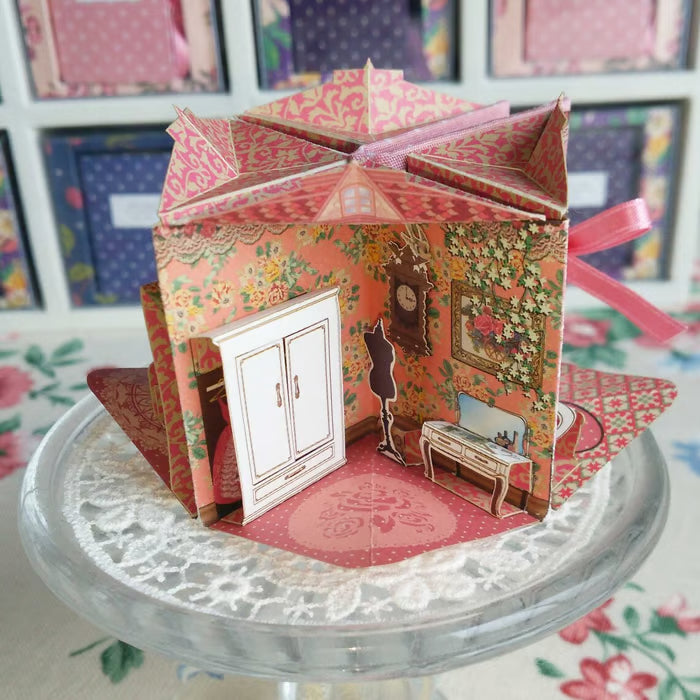 🎀1:12 scale tiny book houses