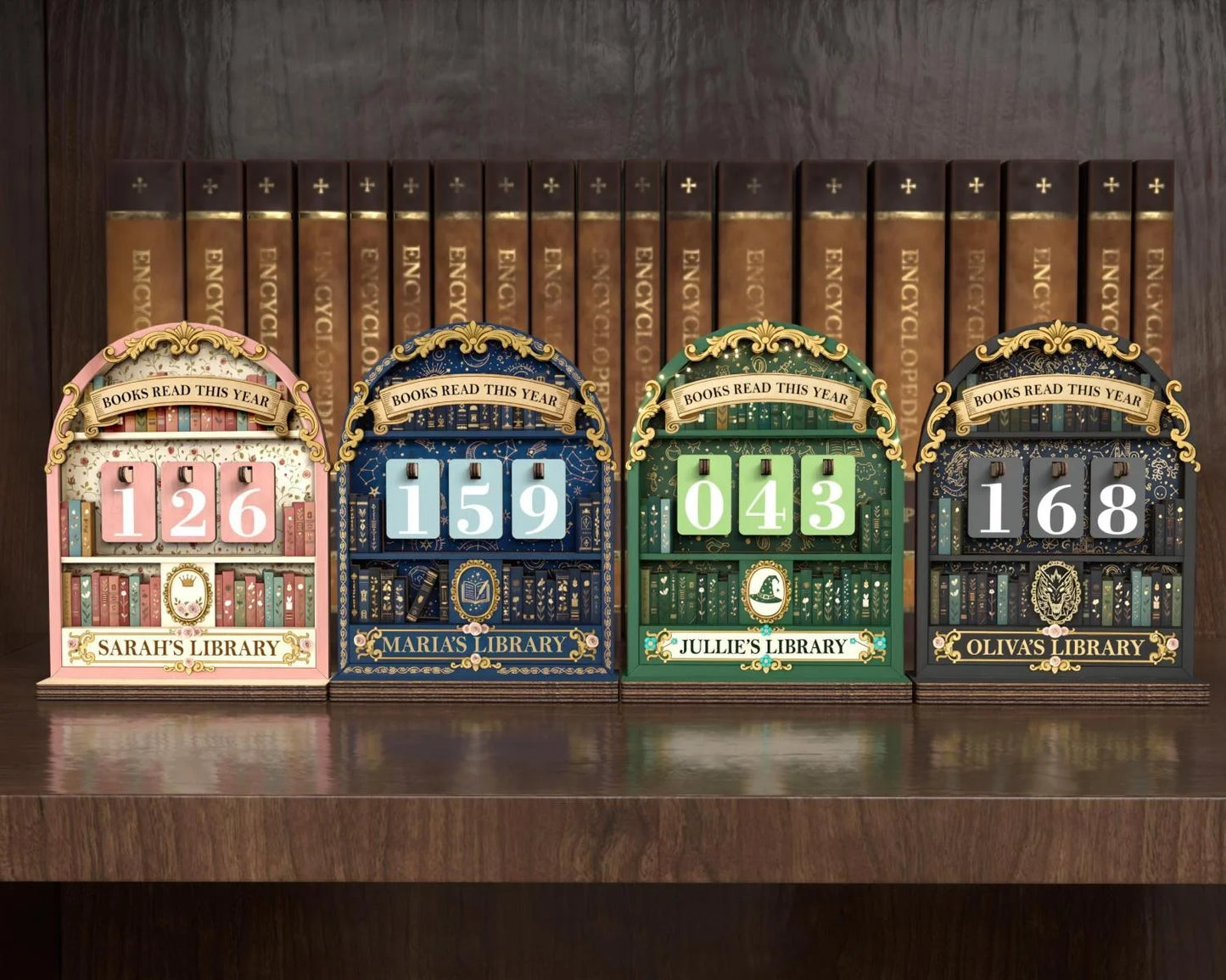 Personalized Books Read This Year Counter Book Lovers Gifts