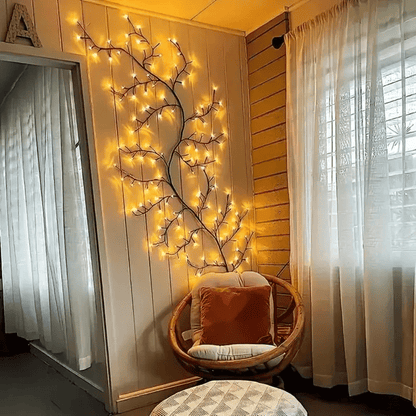 🌸DIY cherry blossom lamp🔥LED Tree Branch Design Light for Room Decor