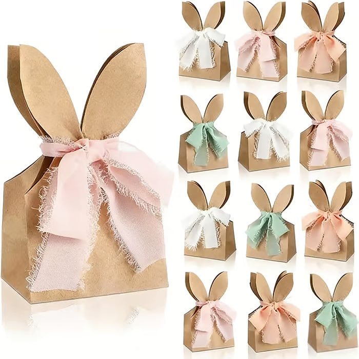 🐰Boho Bow Goodie Bags for Egg Hunts