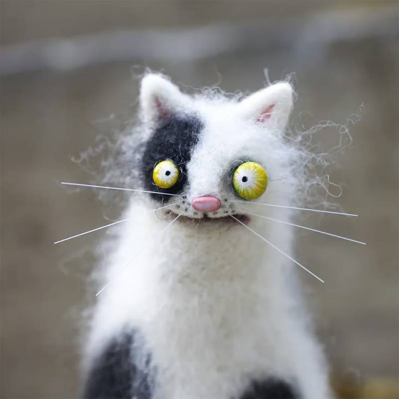 🎄✨Wool Felt Familiars – Quirky Handmade Companions