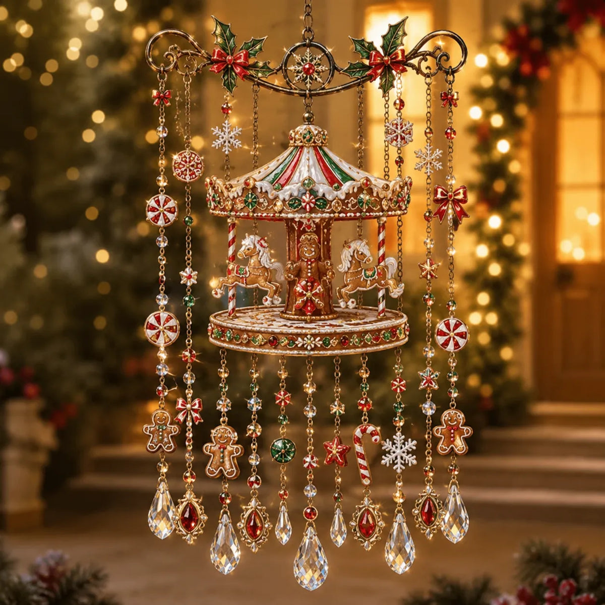 Christmas Wind Chime Suncatcher