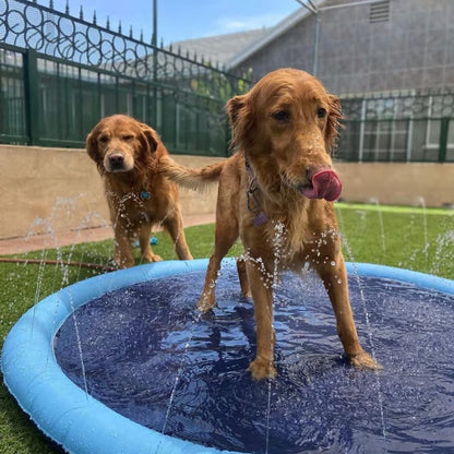Summer Hot Sale🔥Non-Slip Splash Pad for Kids and Dog