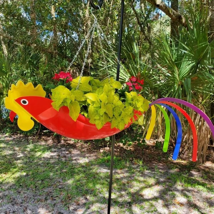 🔥Bright Colorful Bird Hanging Planter Yard Decor