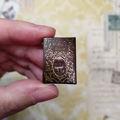 🎀1:12 scale tiny book houses