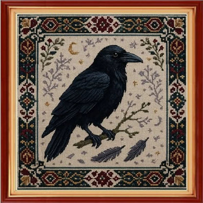Paradise Cross Stitch Kit-Nature Bird 🐦️