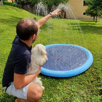 Summer Hot Sale🔥Non-Slip Splash Pad for Kids and Dog