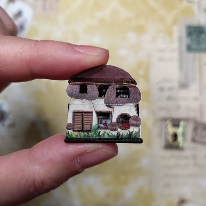 🎀1:12 scale tiny book houses