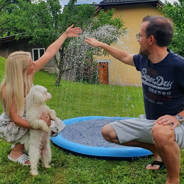 Summer Hot Sale🔥Non-Slip Splash Pad for Kids and Dog