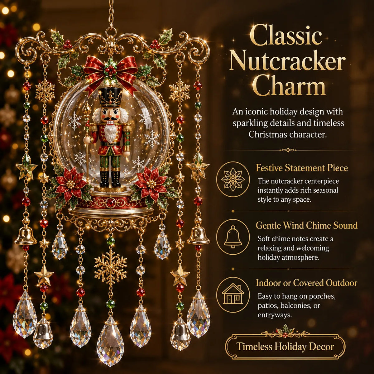 Christmas Wind Chime Suncatcher