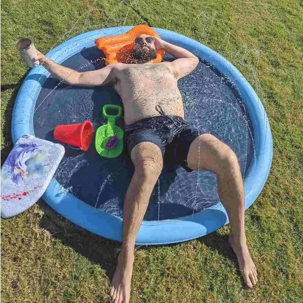 Summer Hot Sale🔥Non-Slip Splash Pad for Kids and Dog