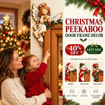 🎅 3D Sculpted Christmas Door Frame Corner Decor