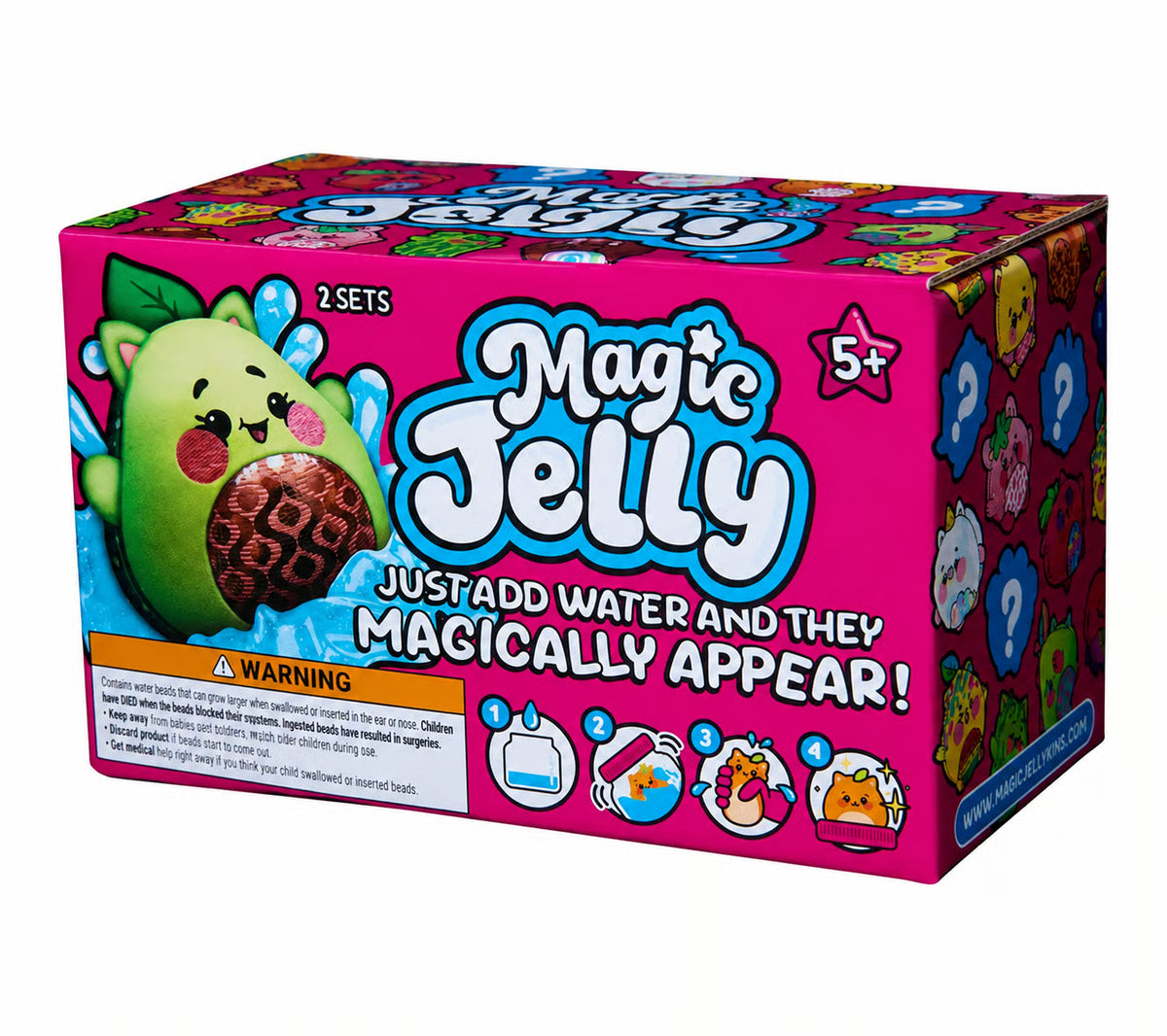 Magic Jelly Surprise Plush Jar 2-Pack