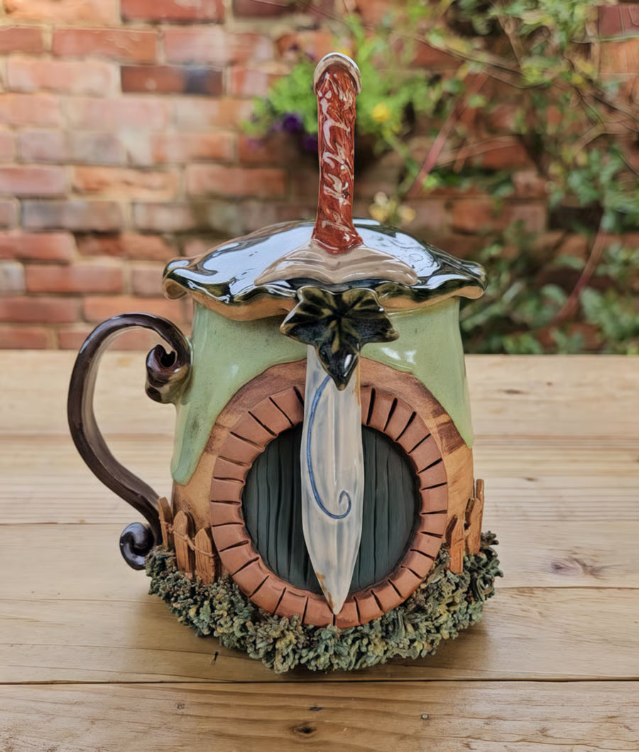 🧙🏡Spring Hobbit House Stoneware Mug[13.5oz/400ml]