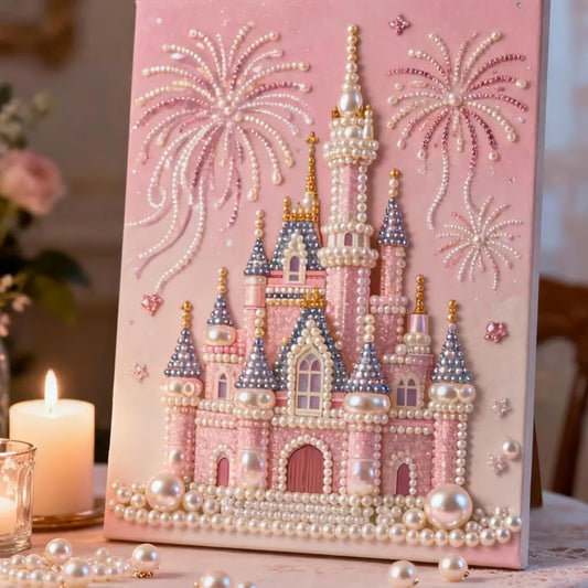 ✨DIY Beaded Art Kit-🏰Castle Pearl Painting