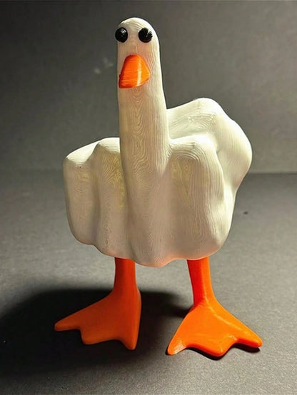 Funny Duck Figurine Ornament