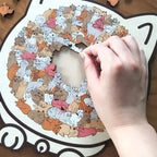🎁Wooden Cat Puzzle with 135 Pieces