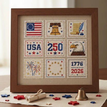🇺🇸 1776–2026 Patriotic Anniversary Diy Kit🧵
