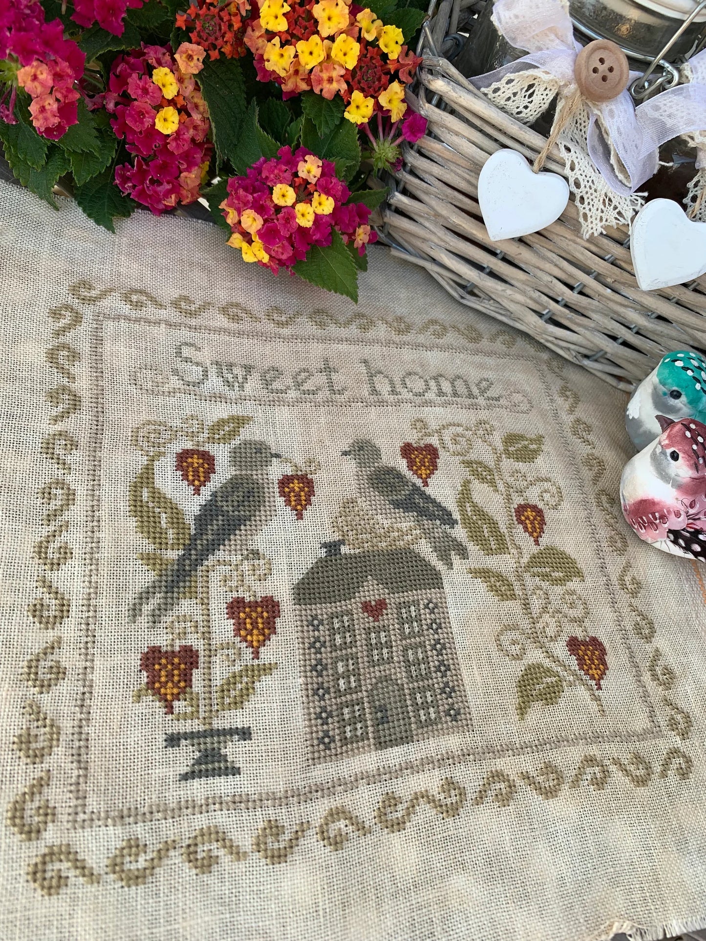 "Sweet home" Cross Stitch DIY Kit