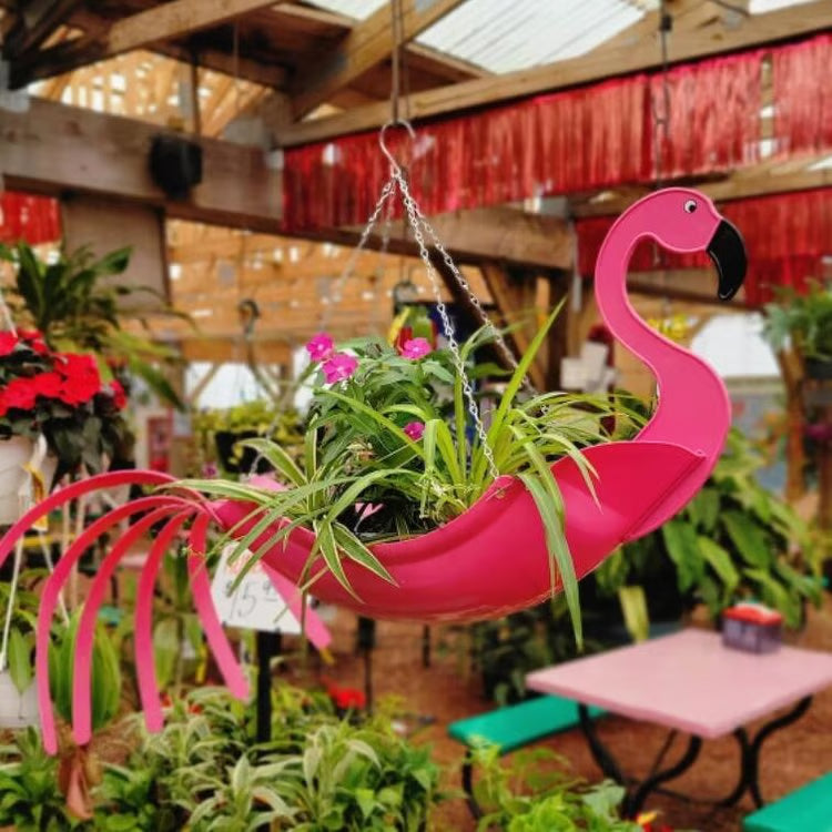🔥Bright Colorful Bird Hanging Planter Yard Decor