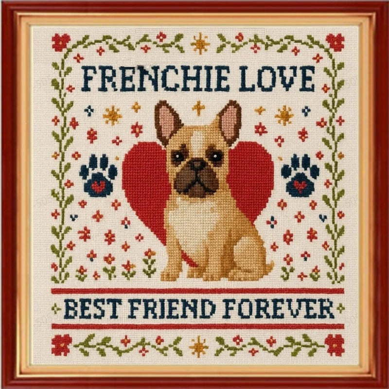 Paradise Cross Stitch Kit-Lovely Dog 🐕️