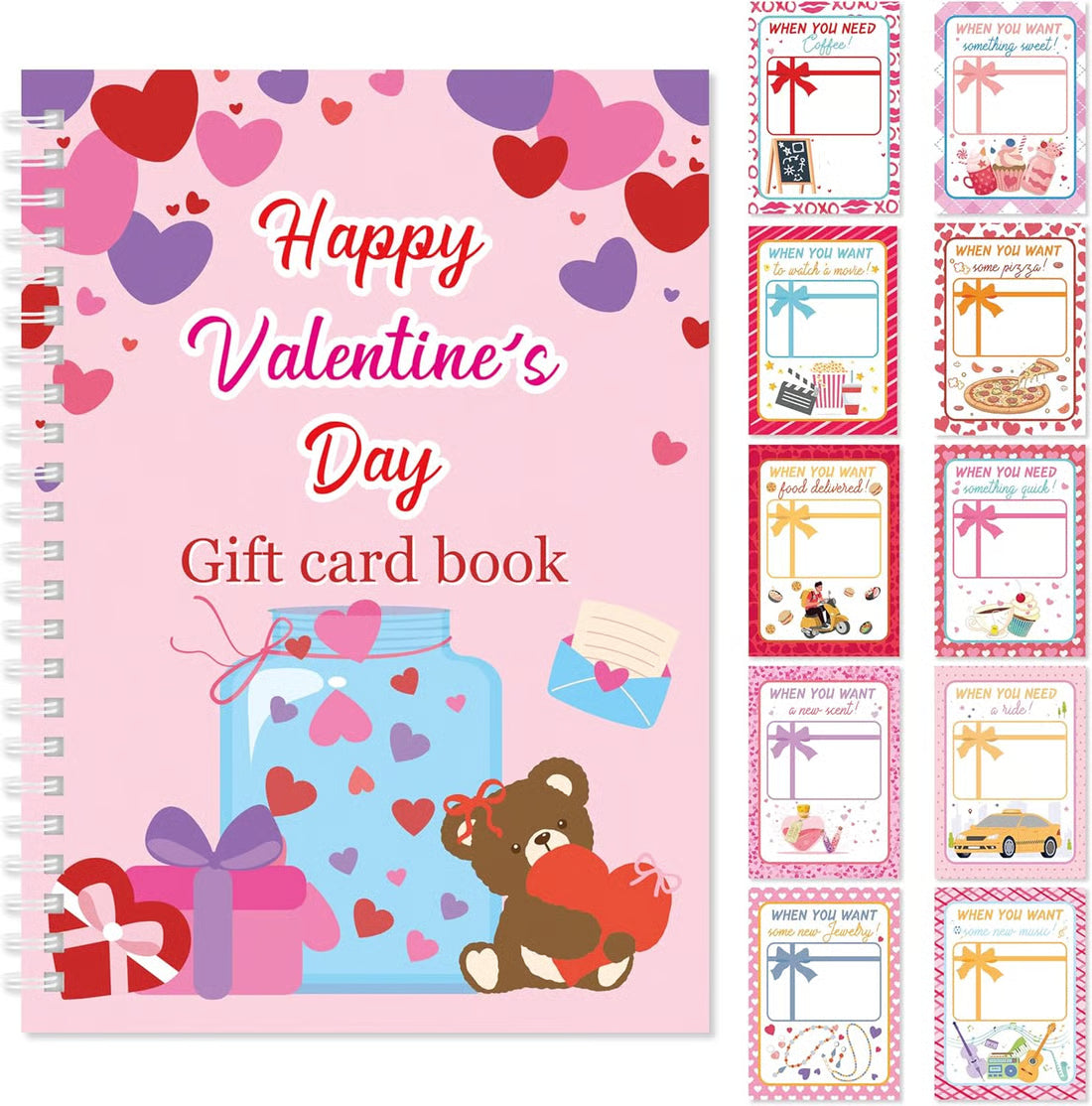 🎉Hаppy Valentine's Day Gift Card Book - Hardcover📚